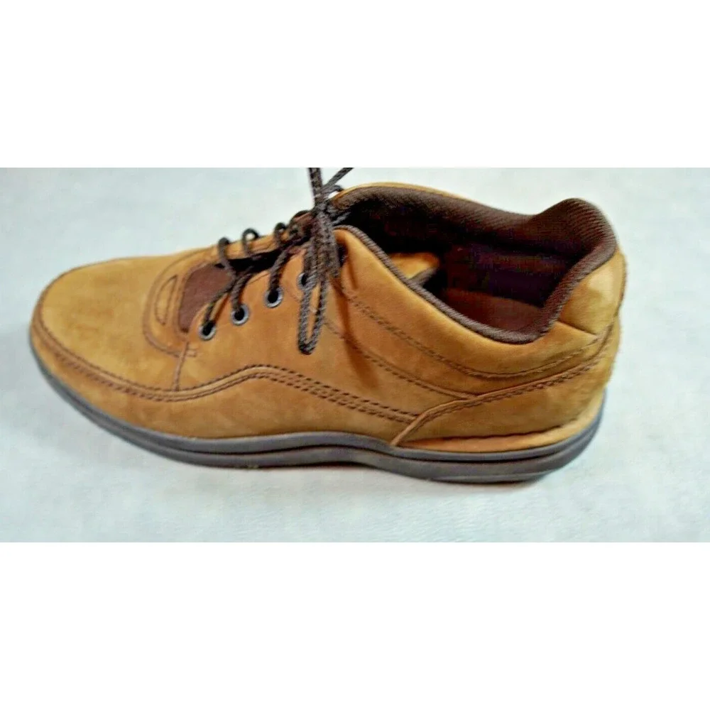 Rockport Brown Leather Comfort Walking‎ Shoe Oxford Mens 8.5 WWT17M Comfort Shoe
